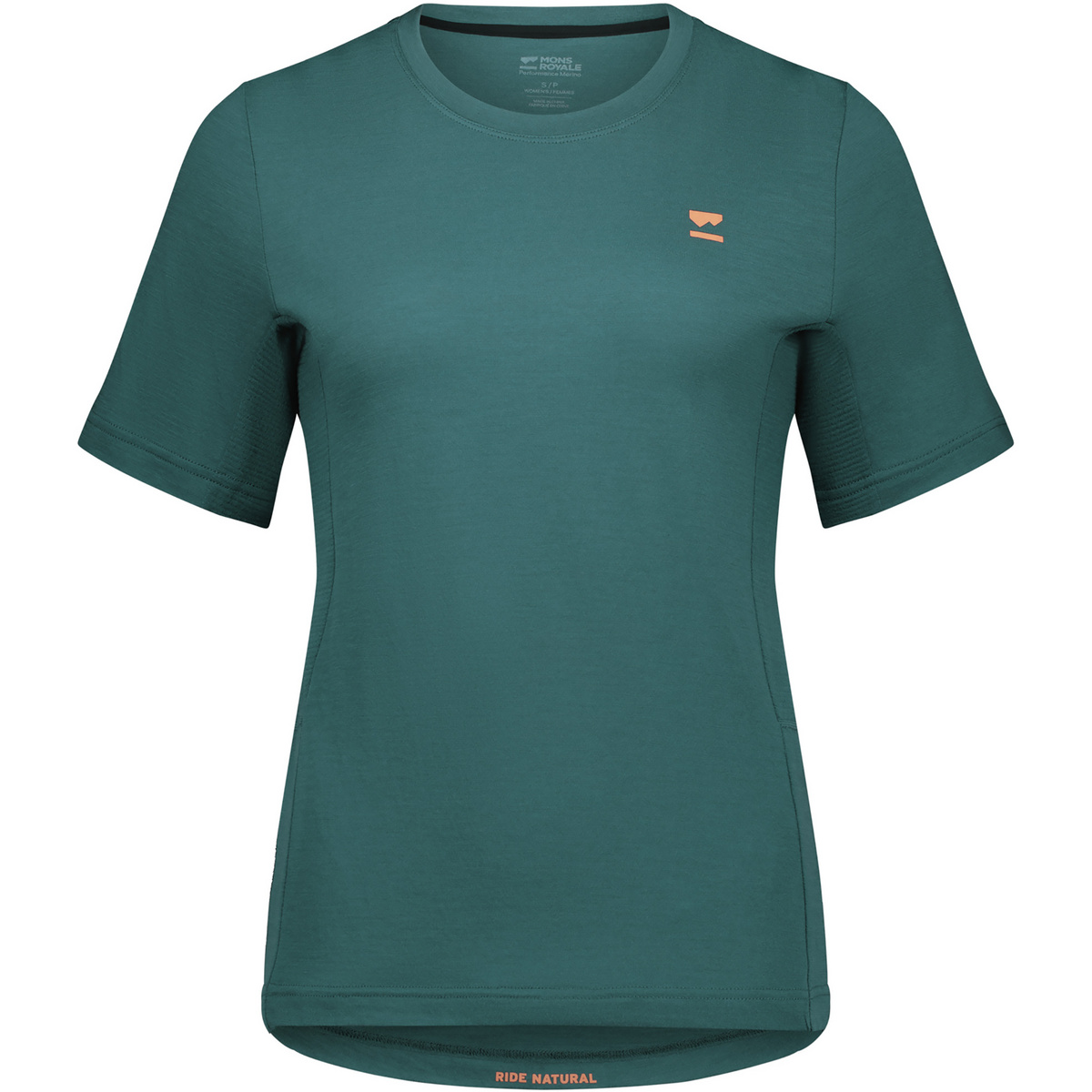 foto del prodotto mons royale donna maglia a manica corta tarn merino shift