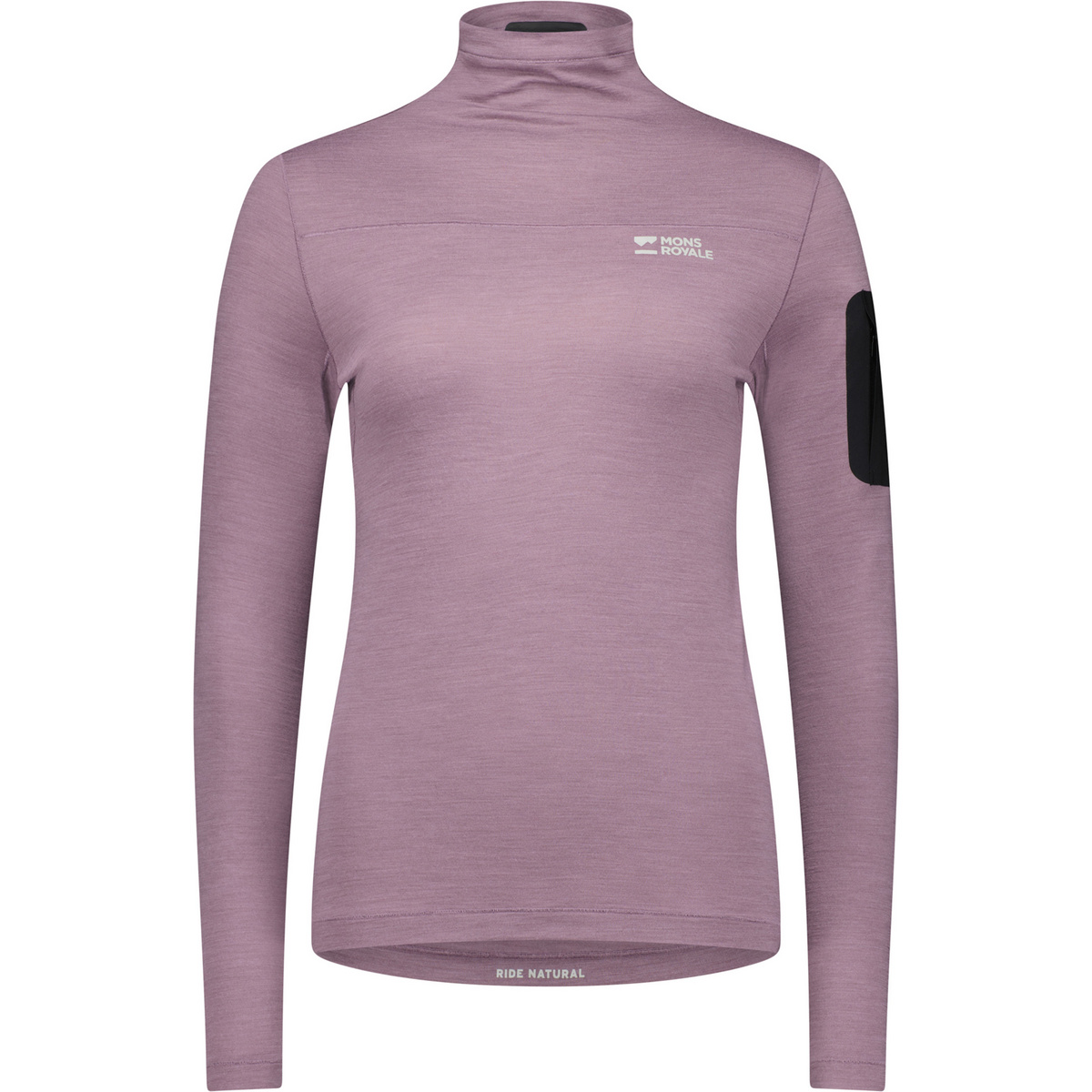 foto del prodotto mons royale donna maglia a manica lunga diversion merino mock neck