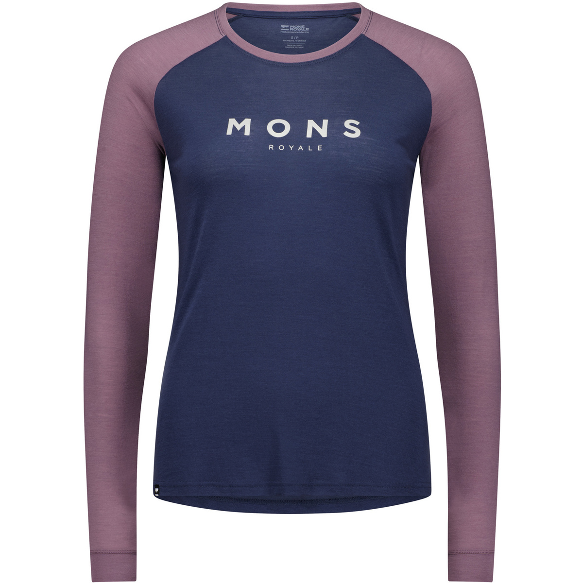 foto del prodotto mons royale donna maglia a manica lunga icon merino raglan