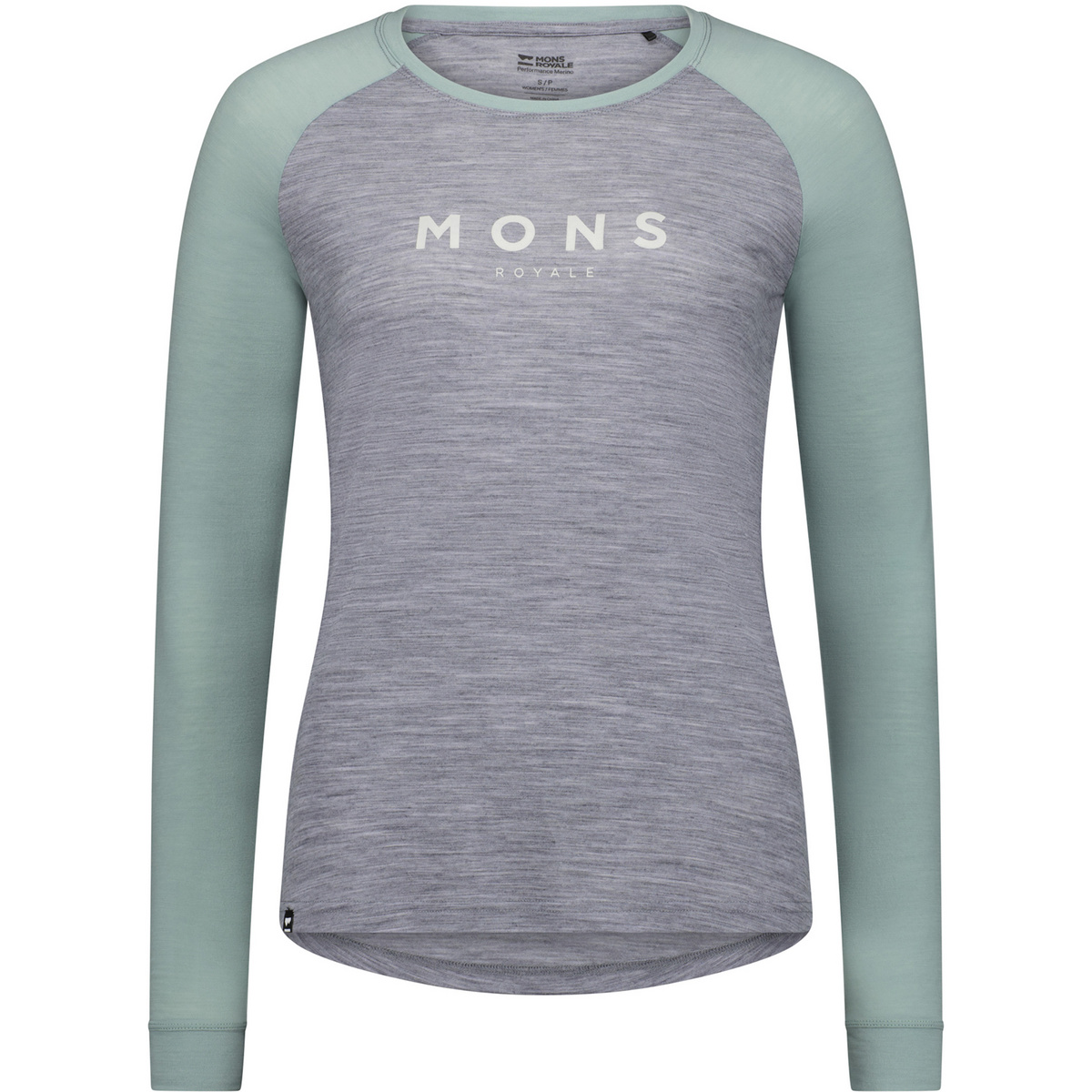 foto del prodotto mons royale donna maglia a manica lunga icon merino raglan