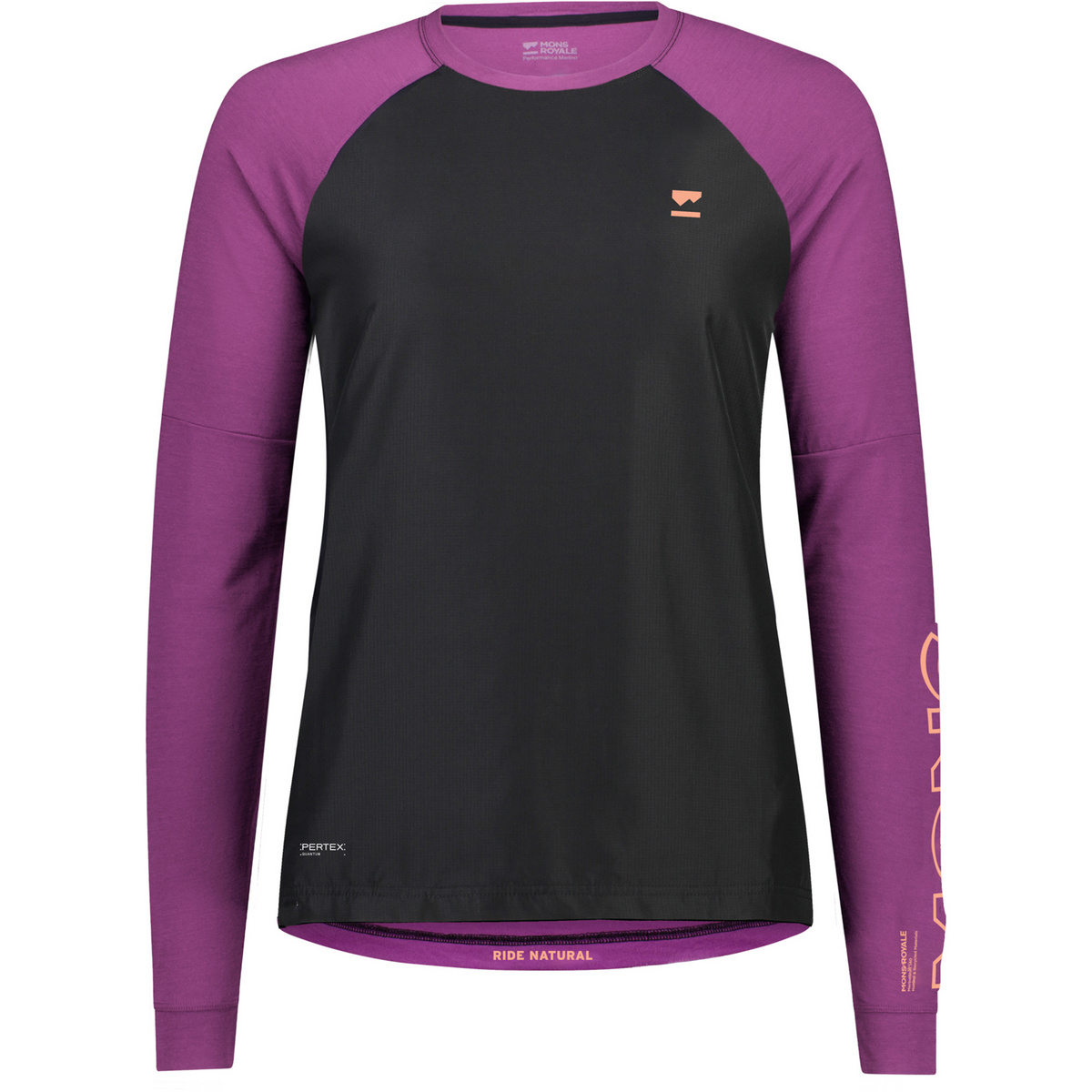 foto del prodotto mons royale donna maglia a manica lunga tarn merino bike wind