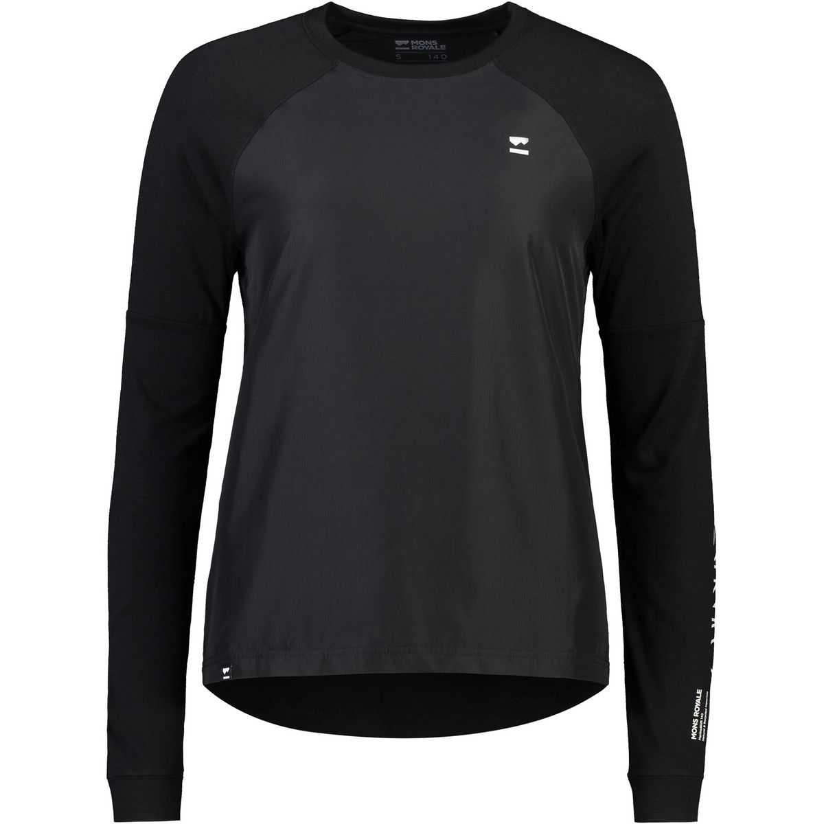 foto del prodotto mons royale donna maglia a maniche lunghe tarn merino shift wind
