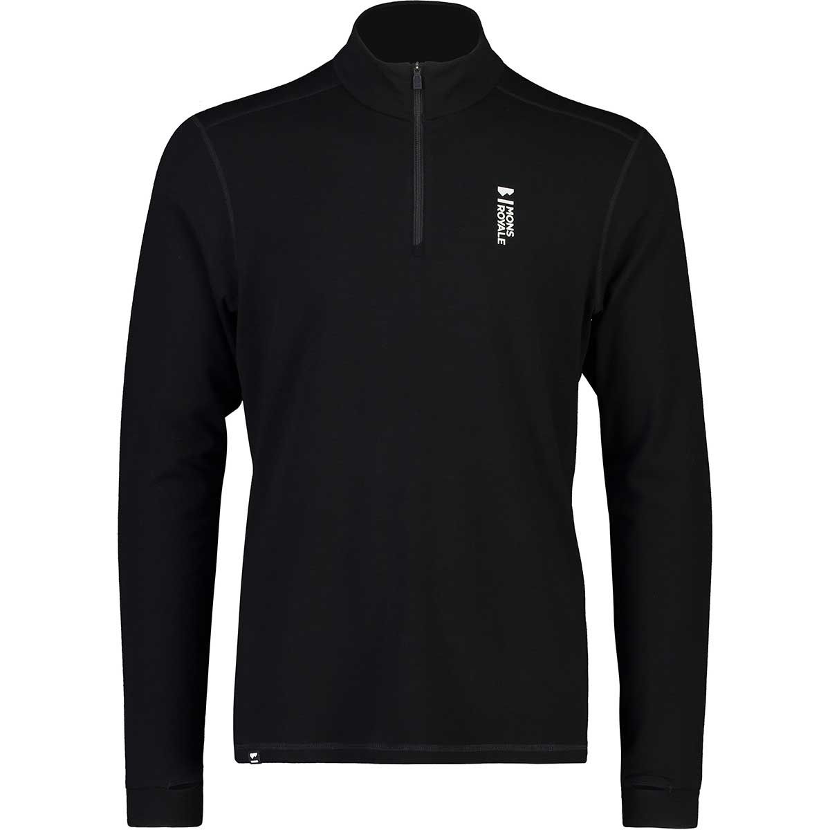 foto del prodotto mons royale uomo maglia a manica lunga 1 4 zip cascade flex 200