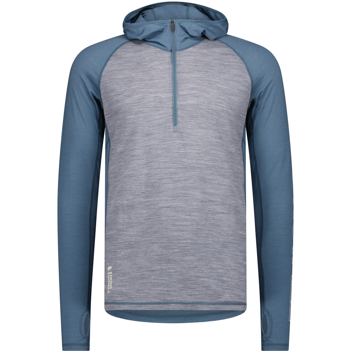 foto del prodotto mons royale uomo maglia a manica lunga con cappuccio temple tech