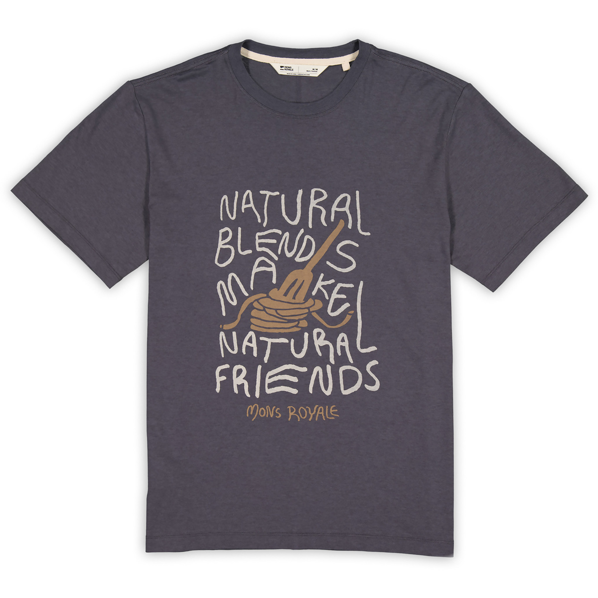 foto del prodotto mons royale uomo maglietta yonder merino organic cotton
