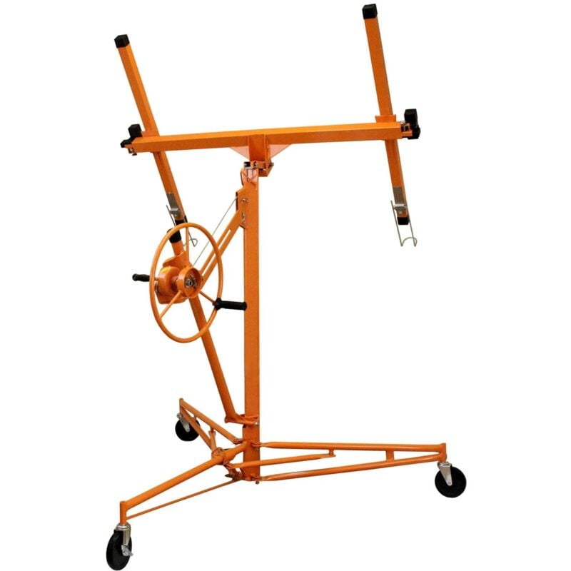 foto del prodotto monster shop alzalastre per cartongesso xxl alza solleva lastre portata fino a 68kg per pareti e soffitti pannelli cartongesso altezza massima 4.9m