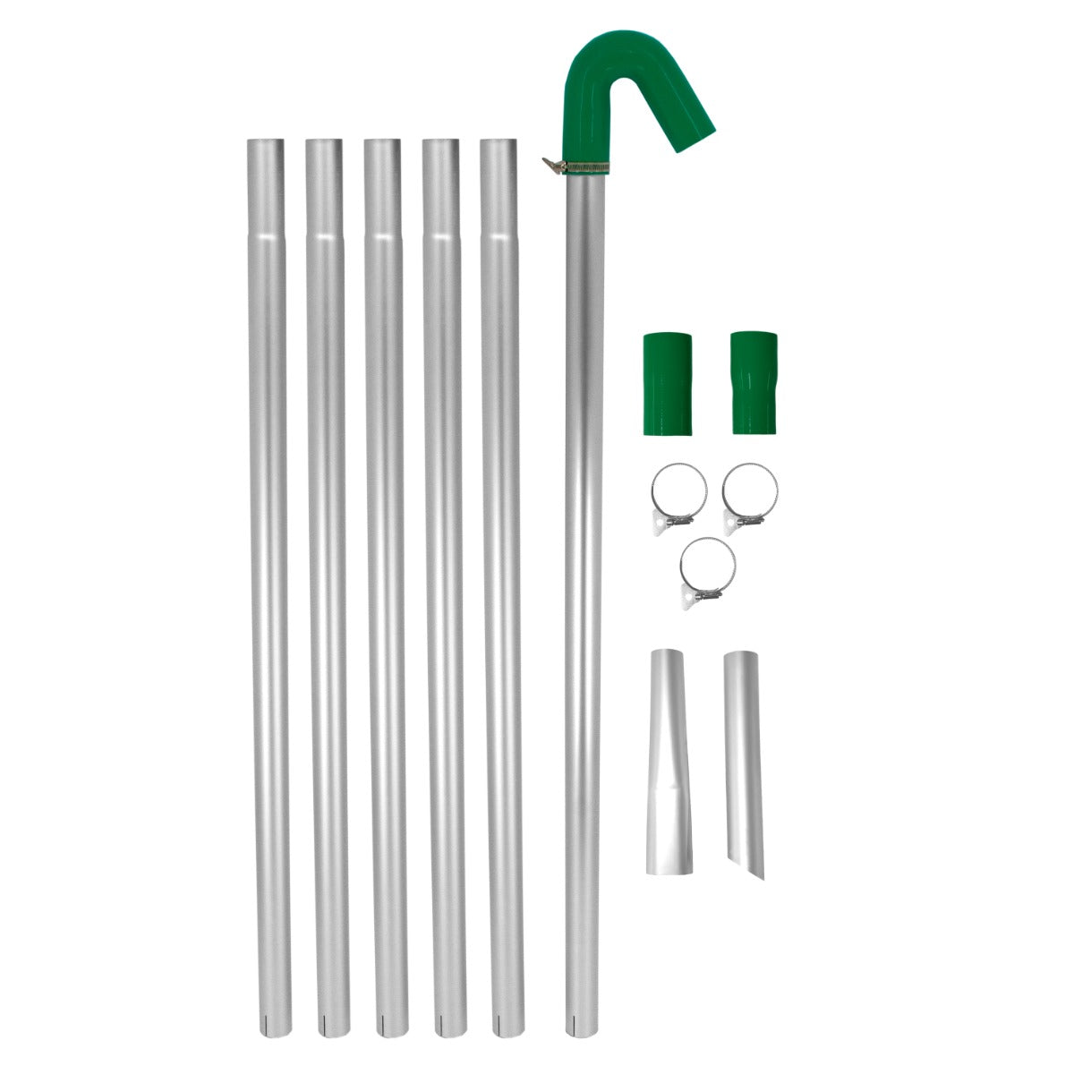 foto del prodotto monster shop kit di aspirapolvere per grondaie tubi di scarico a lunga portata da 1,2 m a 7,2 m diametro del tubo 51 mm 700 g per tubo in alluminio