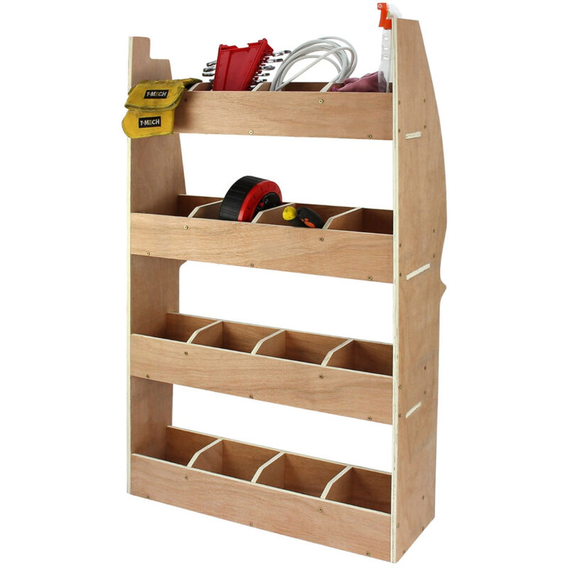 foto del prodotto monster shop - monster racking - scaffale per van citro n berlingo ii swb con 16 scompartimenti