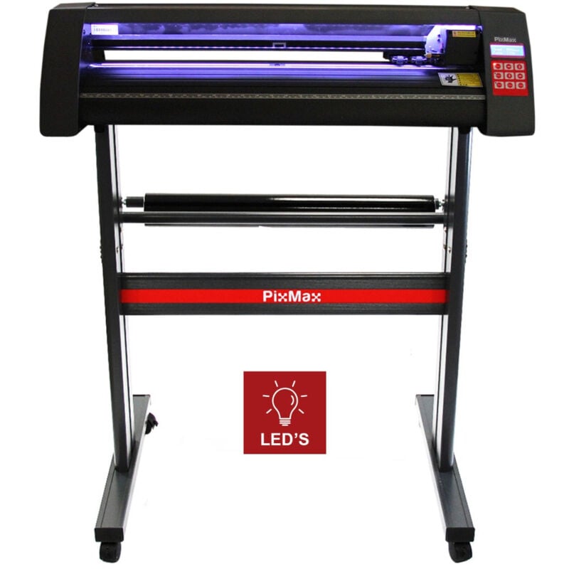 foto del prodotto monster shop pixmax 72cm led vinyl cutter tracciatore, tagliatore, creatore di magliette, creatore di adesivi, personalizzatore supporto e