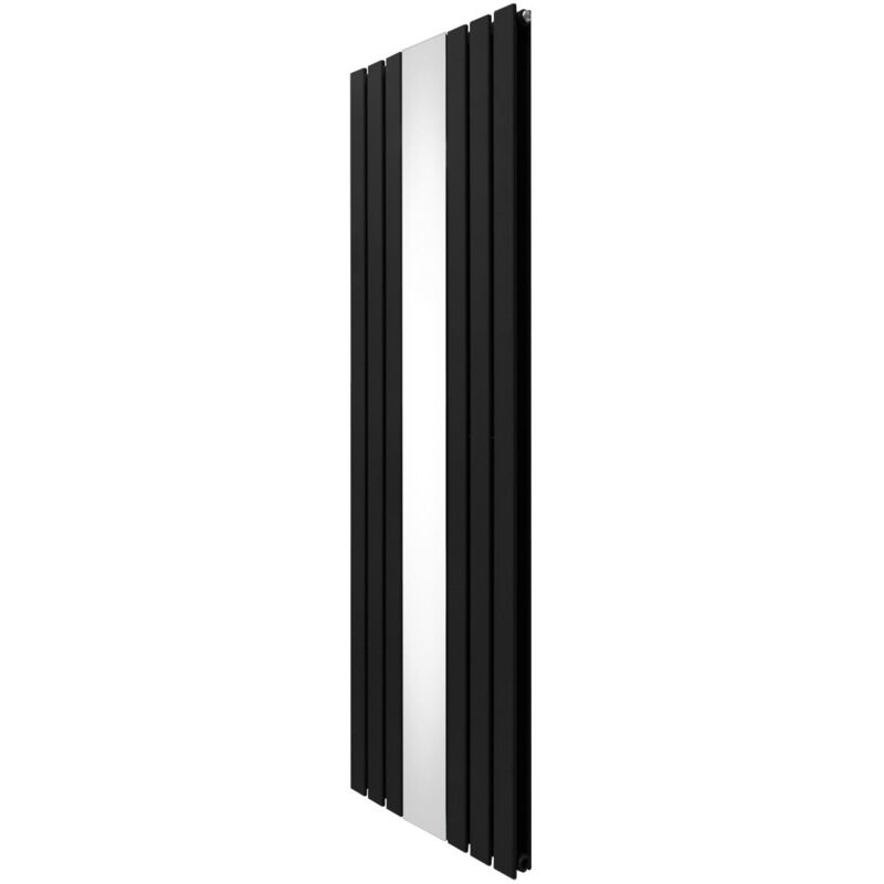 foto del prodotto monster shop radiatore a specchio a doppia colonna verticale 1800mm x 565mm moderno designer nero in acciaio al carbonio montato a parete cucina