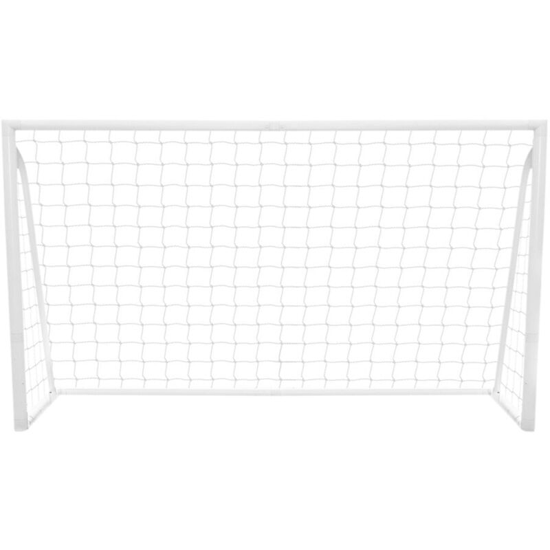 foto del prodotto monster shop rete da calcio 180cm x 120cm in pvc pratica di allenamento portatile all interno all esterno montaggio rapido a incastro e a scatto
