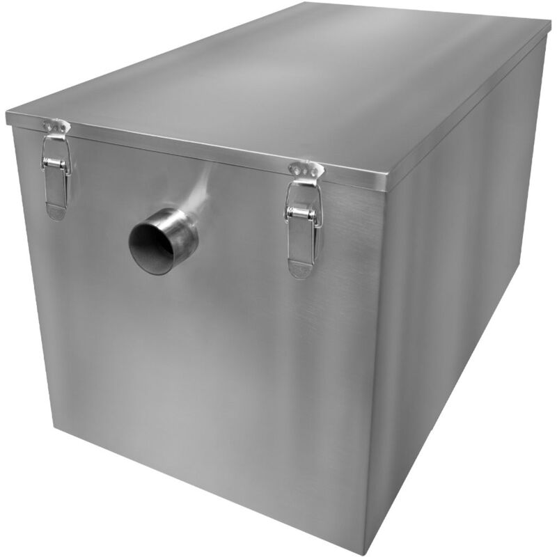 foto del prodotto monster shop separatore di grassi commerciale 120l per lavello 5kg in acciaio inossidabile filtro separatore di acqua e olio di scarto cucina