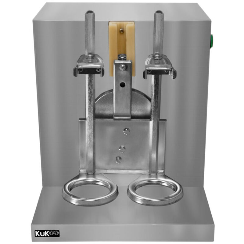 foto del prodotto monster shop shaker automatico per bubble tea e 2 shaker da 700 ml per miscelare doppio telaio in acciaio inox 400 r min 350ml 1000ml timer