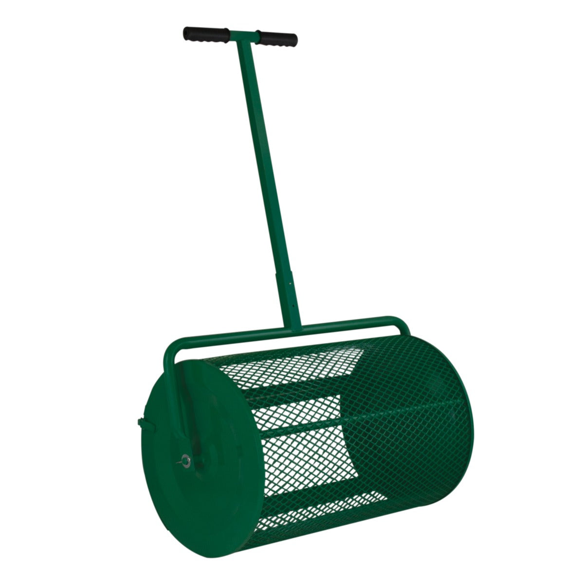 foto del prodotto monster shop spandiconcime a rullo 66cm per torba terriccio semina concime giardino prato maniglia a t estensibile 80l capacit cesto in acciaio