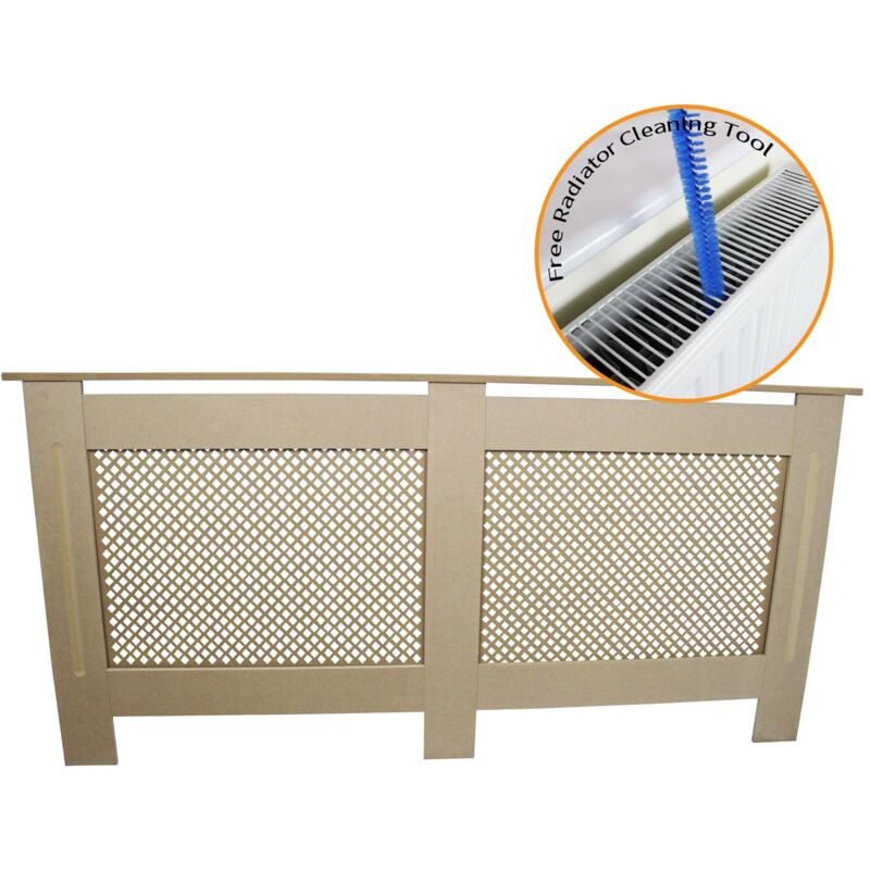 foto del prodotto monstershop copritermosifone copricalorifero per nascondere termosifoni e caloriferi in mdf copritermosifone personalizzabile finitura naturale
