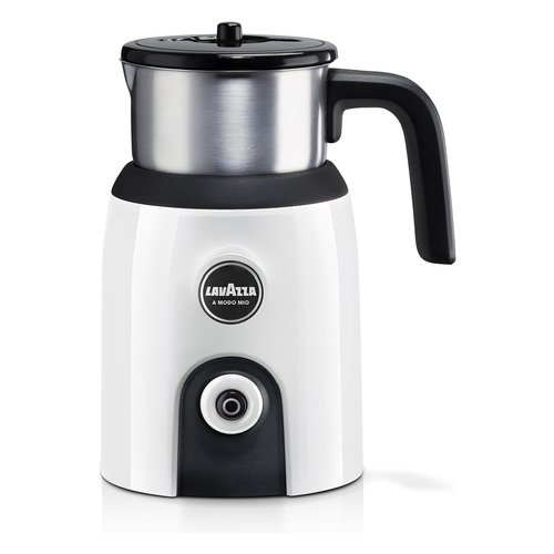 foto del prodotto montalatte elettrico lavazza 18200052 a modo mio milkup bianco e nero