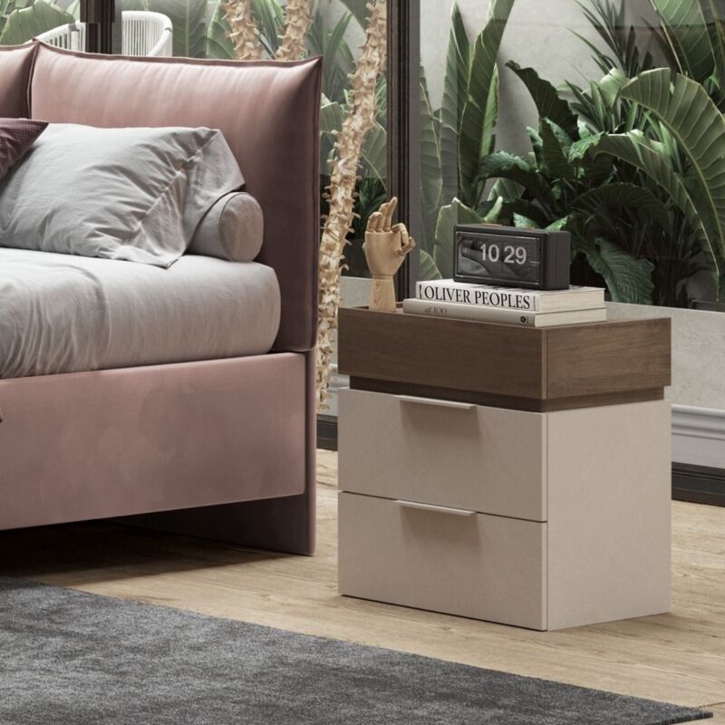 foto del prodotto montefioredesign comodino a 3 cassetti naike linea ch rie disponibile in 3 colori