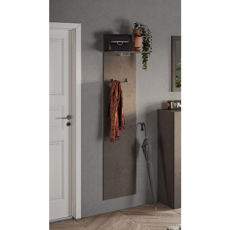 foto del prodotto montefioredesign pannello appendiabiti da ingresso linea combo in finitura bronzo