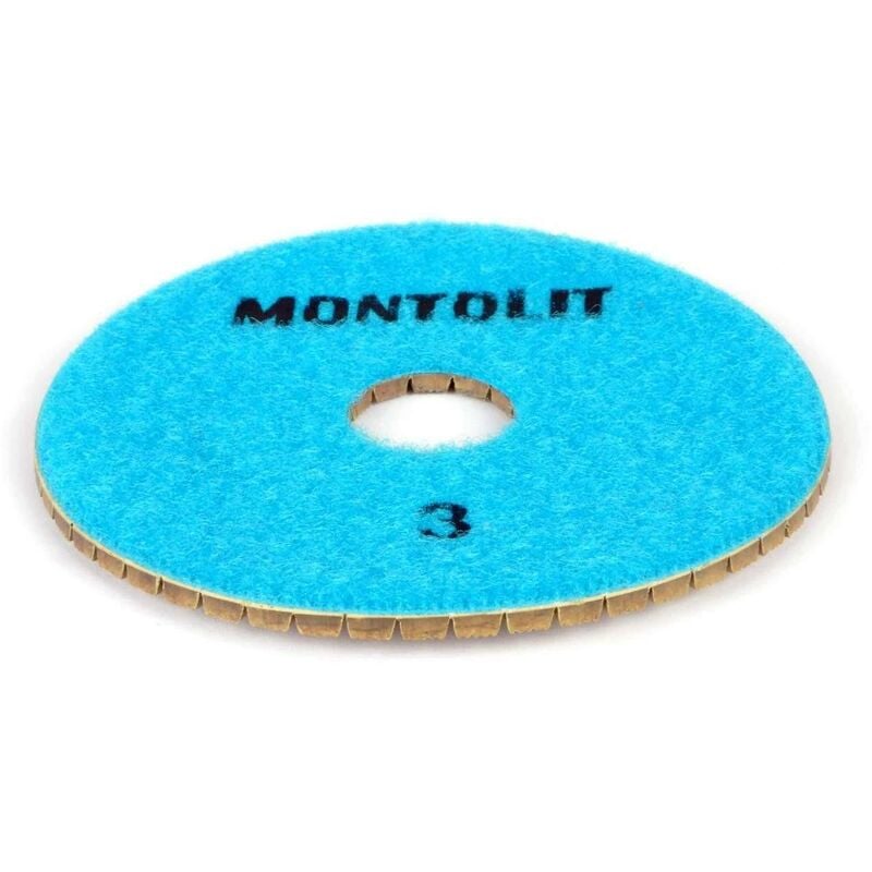foto del prodotto montolit mola diamantata 100 per lucidatura con attacco velcro pdr3