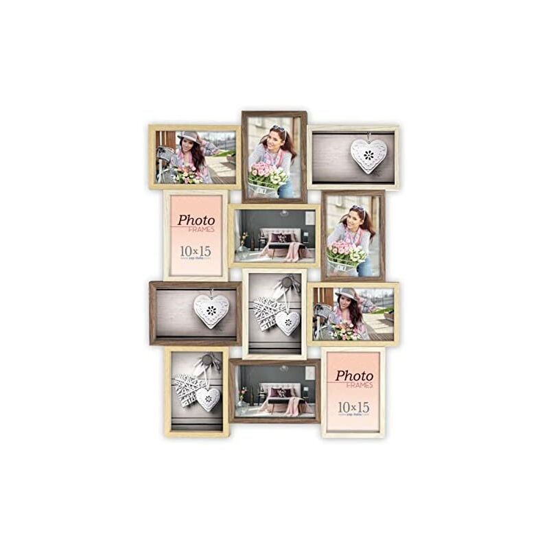 foto del prodotto montreaux ty025 12q cornice per foto legno, 12 x 10 x 15 cm zep