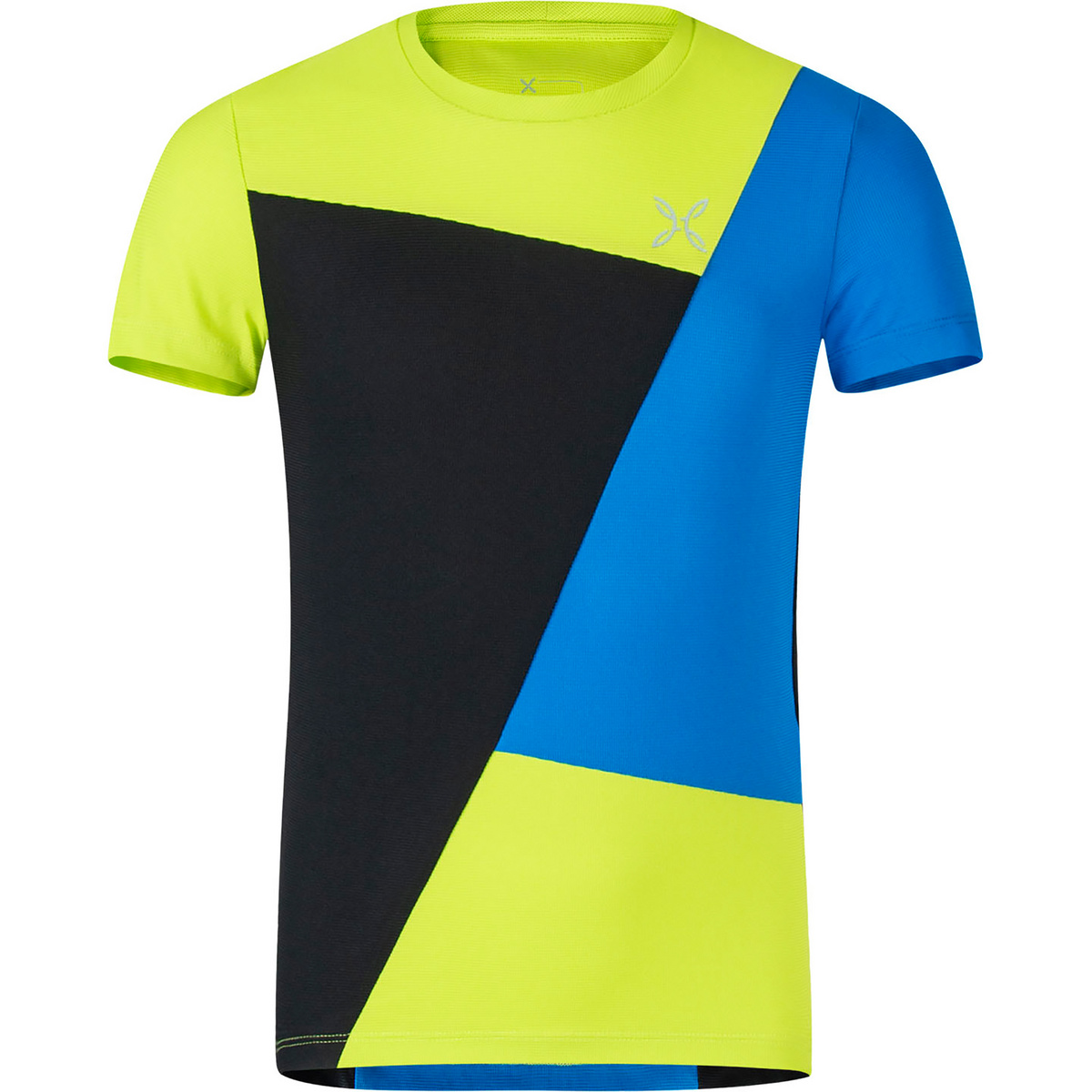 foto del prodotto montura bambino maglietta outdoor color block