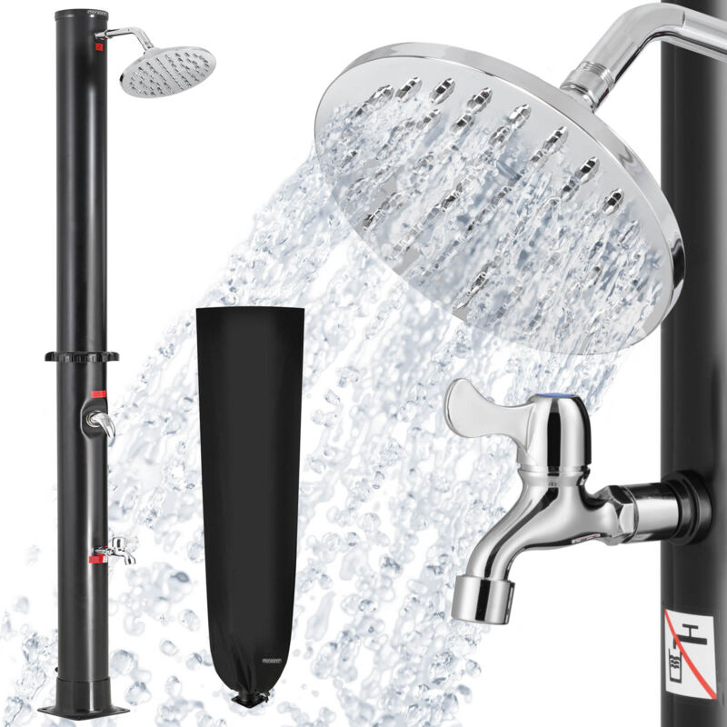 foto del prodotto monzana doccia solare da giardino acqua calda senza elettricit serbatorio da 20l fino a 60 c perfetta per il campeggio
