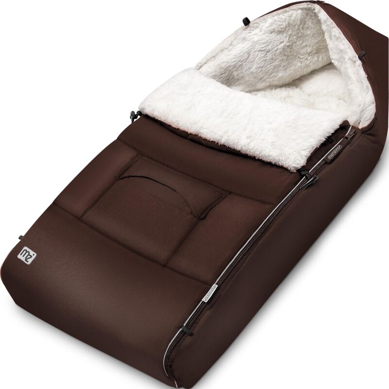 foto del prodotto monzana sacco termico bimbo universale passeggino beb copertina nanna seggiolino auto ovetto marrone