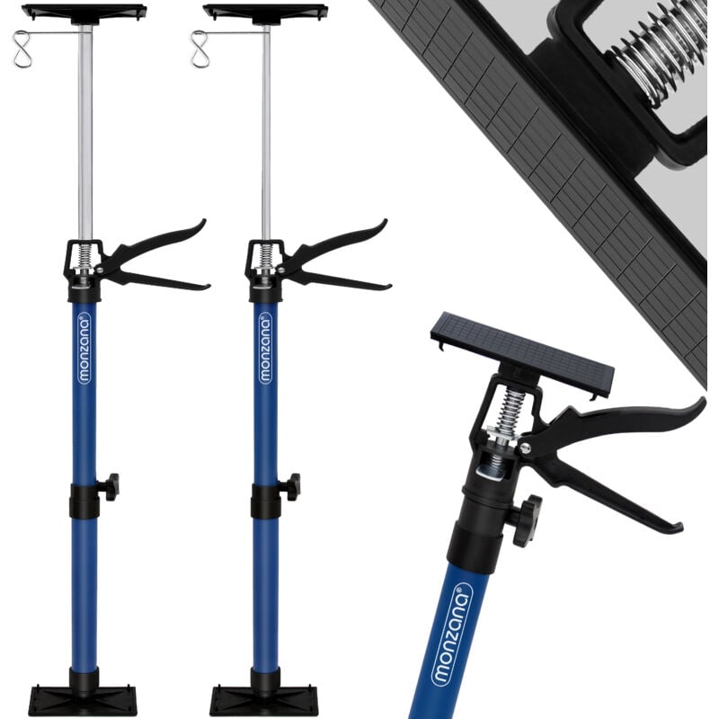 foto del prodotto monzana supporto a soffitto in set da 2 regolabile in altezza 115-290cm carico max. 30kg portasoffitto per telaio