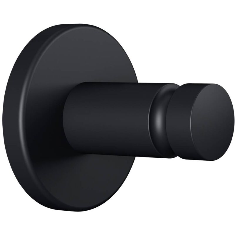 foto del prodotto moon black gancio per asciugamani colla metallo tesa