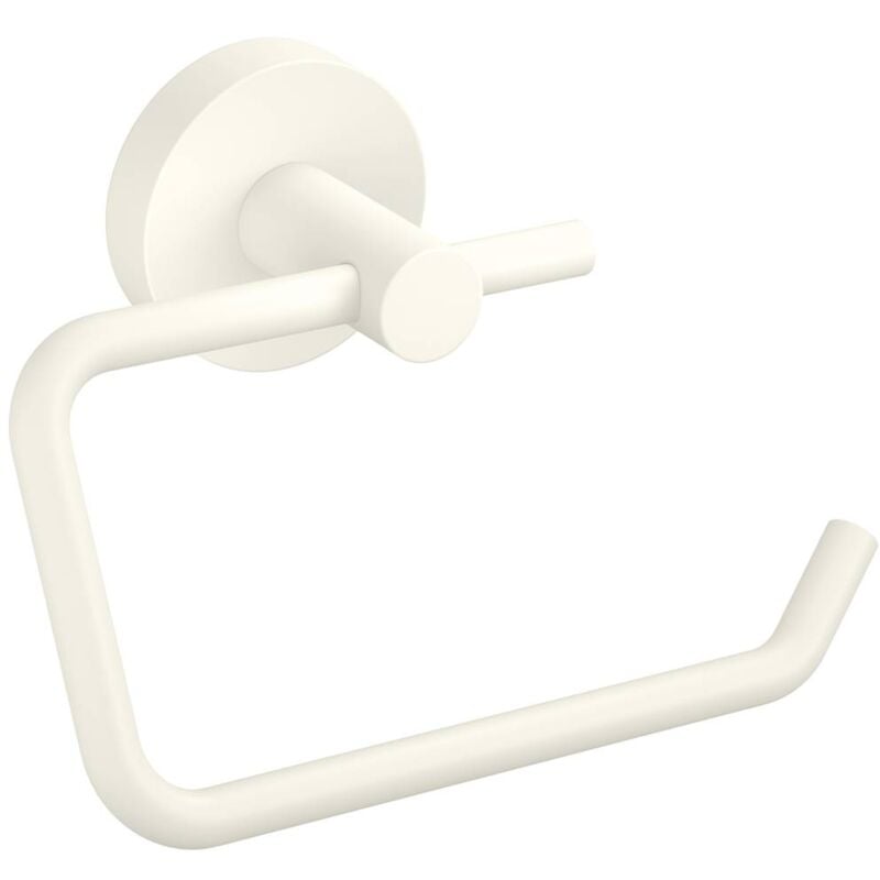foto del prodotto moon white porta carta igienica colla metallo - tesa