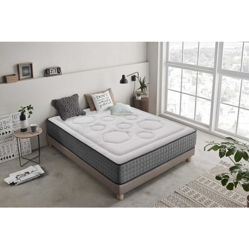 foto del prodotto moonia materasso a molle insacchettate hexacare 28cm, 140 x 200cm