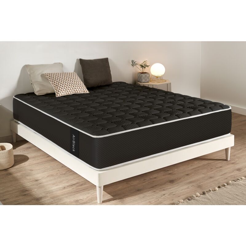 foto del prodotto moonia materasso viscoelastico air black 80x190 cm