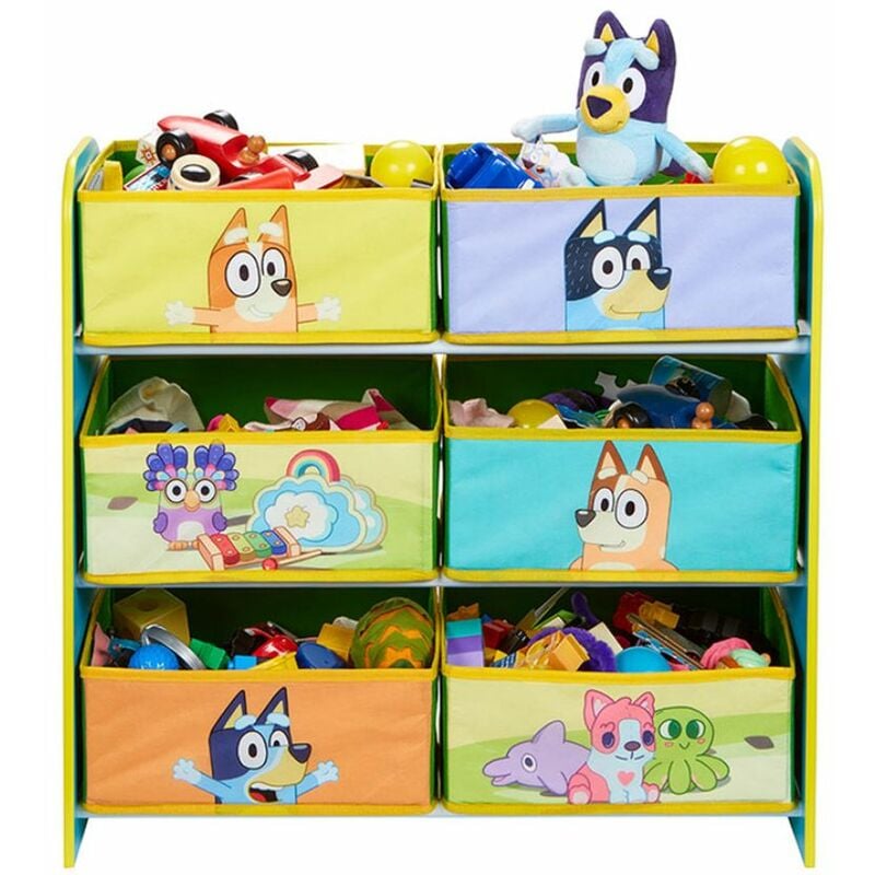 foto del prodotto moose toys scaffale portagiochi bluey