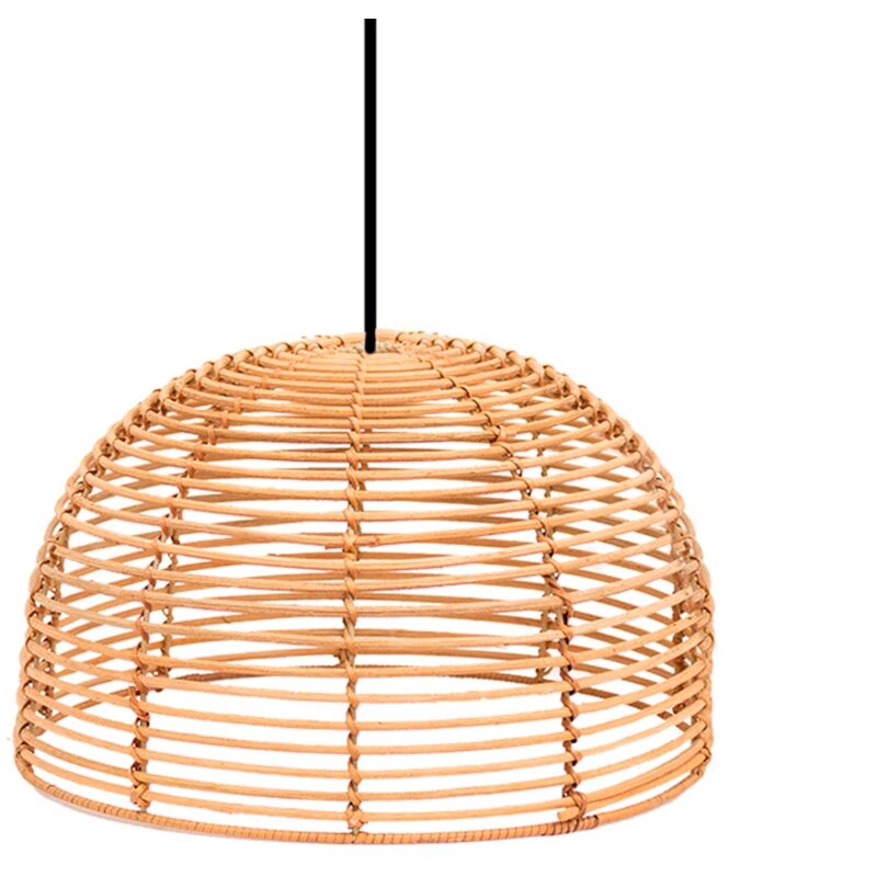 foto del prodotto moovere bossa 20 cm lampada a sospensione con cavo. realizzata in fibre naturali. lampadina non inclusa