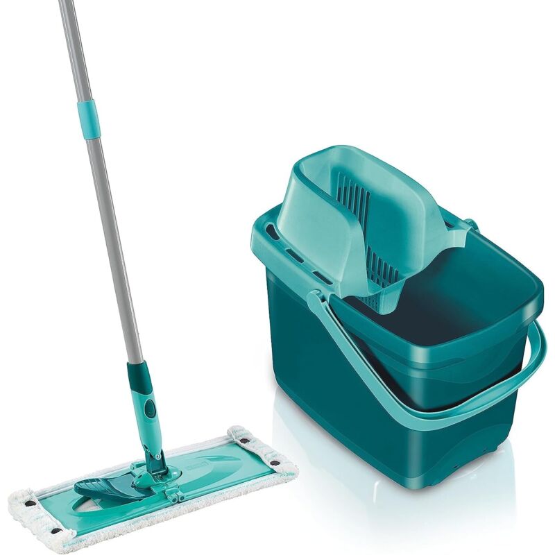 foto del prodotto mop with bucket leifheit 55360 azzurro turchese