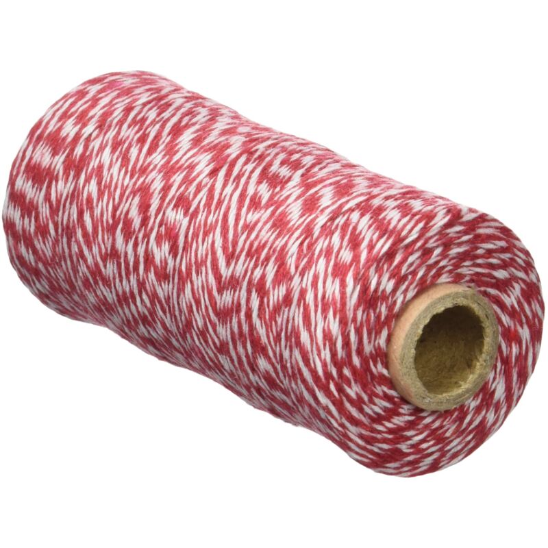 foto del prodotto mopec s101.01.14 cordone intrecciato 4 fili in rosso e bianco, colore bianco