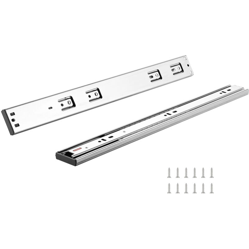 foto del prodotto mophorn 10 coppie di guide per cassetti da 457,2 mm, guide laterali a montaggio, binario in acciaio ad alta resistenza con estensione completa,