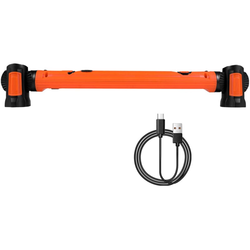 foto del prodotto mophorn 1250lm luce da lavoro sottocofano, led ricaricabile da 6000 mah, barra luminosa portatile magnetica senza fili per meccanici per riparazioni