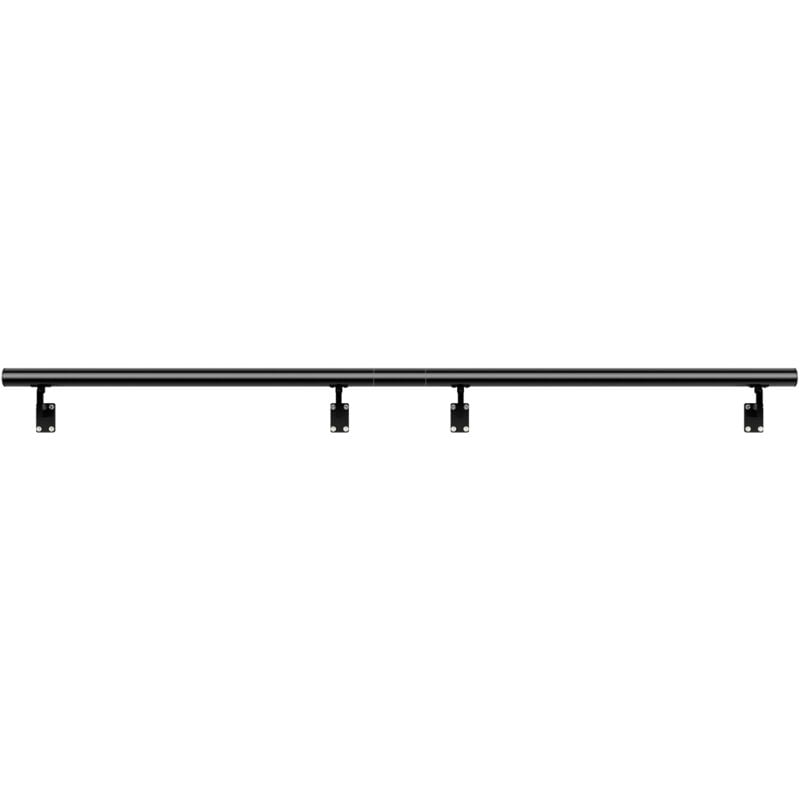 foto del prodotto mophorn 12ft corrimano per scale, montaggio a parete per scale interne, lega di alluminio ispessita, capacit di carico di 440 libbre, include kit