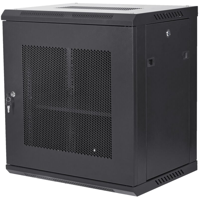 foto del prodotto mophorn 12u armadio per server di rete con montaggio a parete, profondit 15,5 , armadio rack per server, capacit di carico a terra di 200 lbs