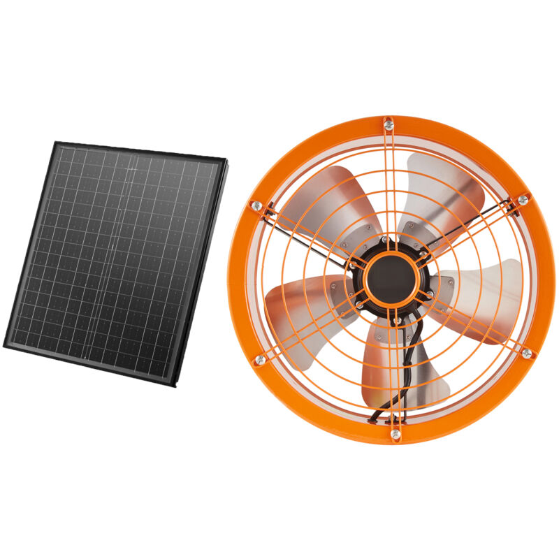 foto del prodotto mophorn 14 ventilatore a timpano ventilatore solare per soffitta, termostato regolabile, 1300 cfm, raffredda fino a 1850 piedi quadrati,