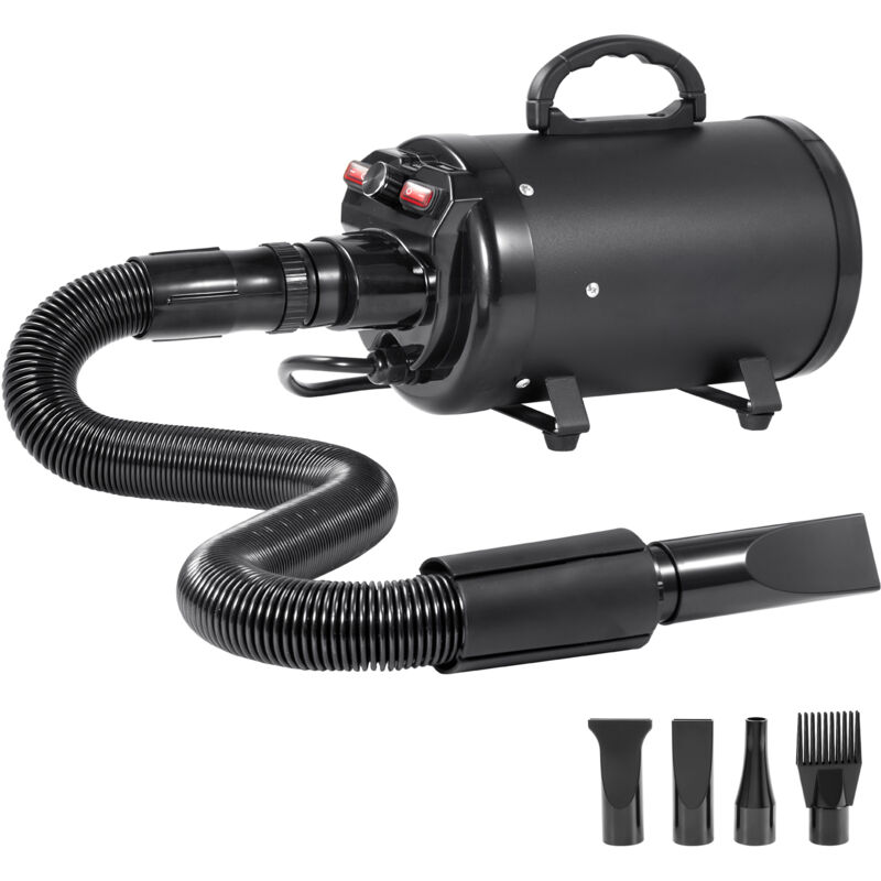 foto del prodotto mophorn 2000w asciugacapelli per cani, 2.7hp asciugacapelli per toelettatura animali con velocit e temperatura regolabili, 4 ugelli e tubo
