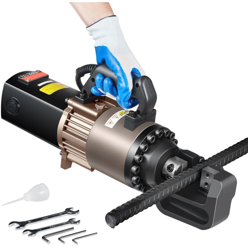 foto del prodotto mophorn 2000w cesoia elettrica idraulica per barre d armatura, 5 28mm cesoia portatile, acciaio ad alta potenza per edilizia, 220v, con latta