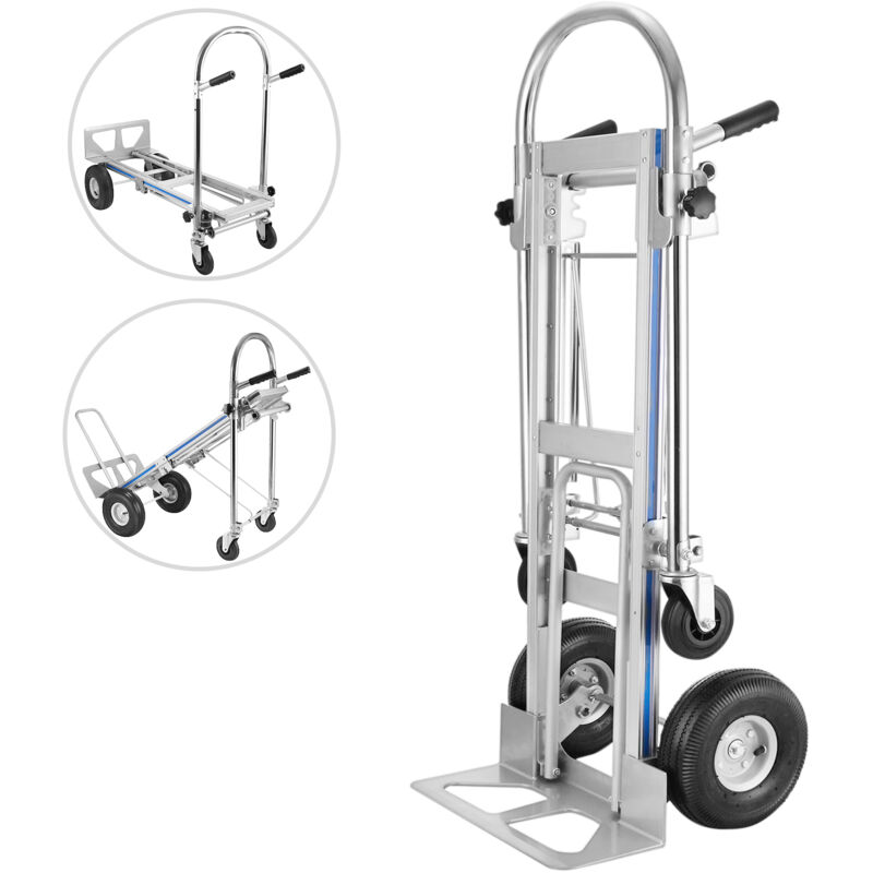 foto del prodotto mophorn 3 in 1 carrello manuale pieghevole in alluminio per sacchi 660lbs carrello multiuso per impieghi gravosi