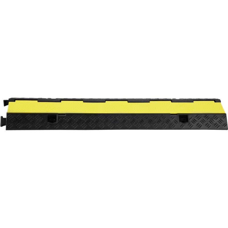 foto del prodotto mophorn 3 pack rampa protettiva in gomma per cavi, 2 canali, capacit 12000 libbre, copertura per cavi flessibili per impieghi gravosi, rampa per