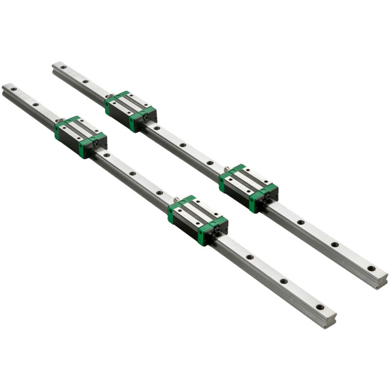 foto del prodotto mophorn 3 pezzi guida lineare 0,78 66 pollici, include 4 pezzi blocchi cuscinetto hsr20, guide di scorrimento a movimento lineare per router cnc fai