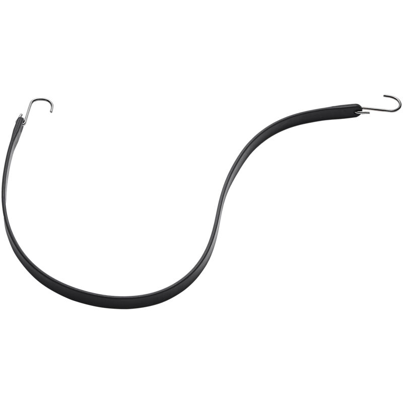 foto del prodotto mophorn 36 in corda elastica piatta, 20 mm cinghie nere resistenti con ganci a s in acciaio, 10 pezzi corda elastica elastica per merci, teloni,