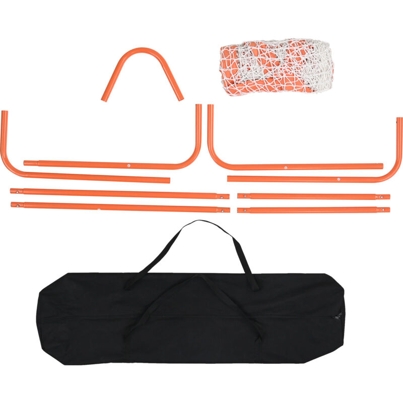 foto del prodotto mophorn 4 x 4 porta da lacrosse, rete da lacrosse pieghevole per bambini con borsa per il trasporto, rete da allenamento per cortile con telaio