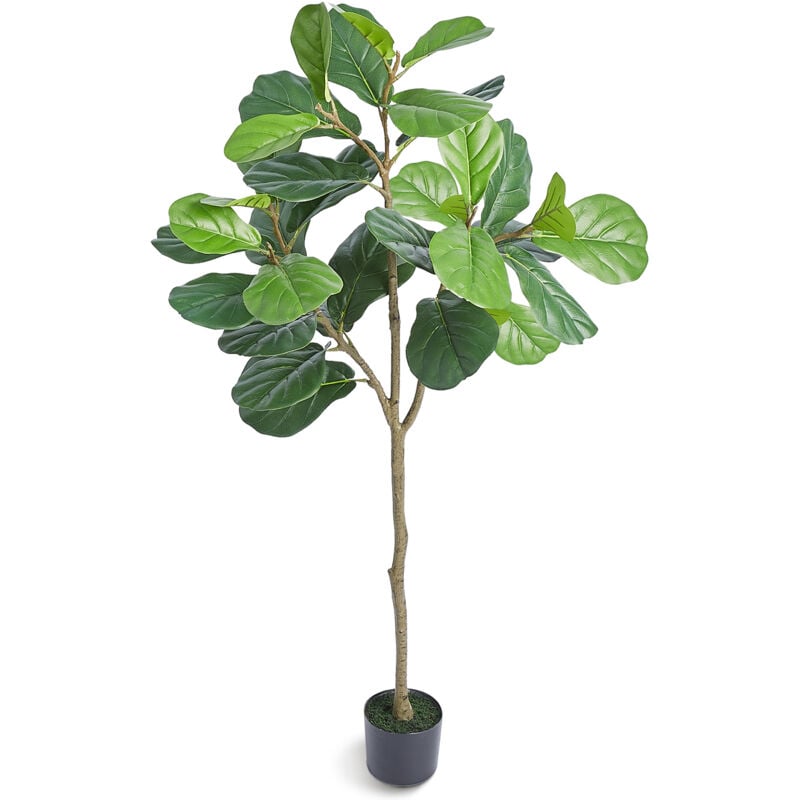 foto del prodotto mophorn 5 ft albero di fico a foglia di violino artificiale, pianta finta verde realistica con materiale pe sicuro, protezione anti ribaltamento,