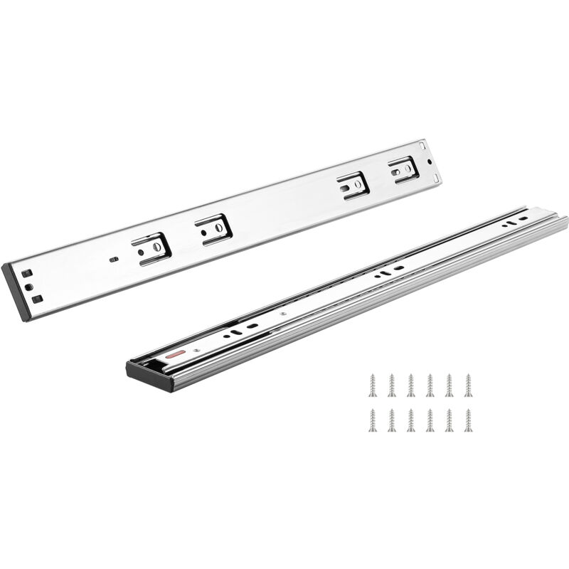 foto del prodotto mophorn 6 paia di guide per cassetti da 457,2mm,guide laterali,estensione completa in acciaio per impieghi gravosi,guide silenziose con chiusura